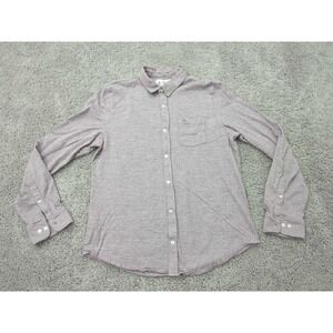 Penguin‎ by Munsingwear Button Up Shirt Mens Large Purple Long Sleeves